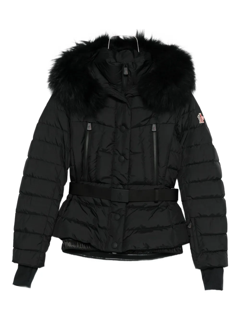 

Куртка с поясом Moncler Grenoble, черный