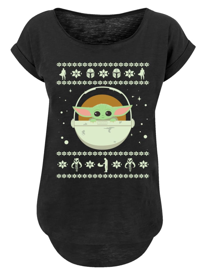 

Футболка с длинными рукавами Звездные войны: Мандалорец: Дитя: Рождество черного цвета F4NT4STIC, Черный, Футболка с длинными рукавами Звездные войны: Мандалорец: Дитя: Рождество черного цвета F4NT4STIC