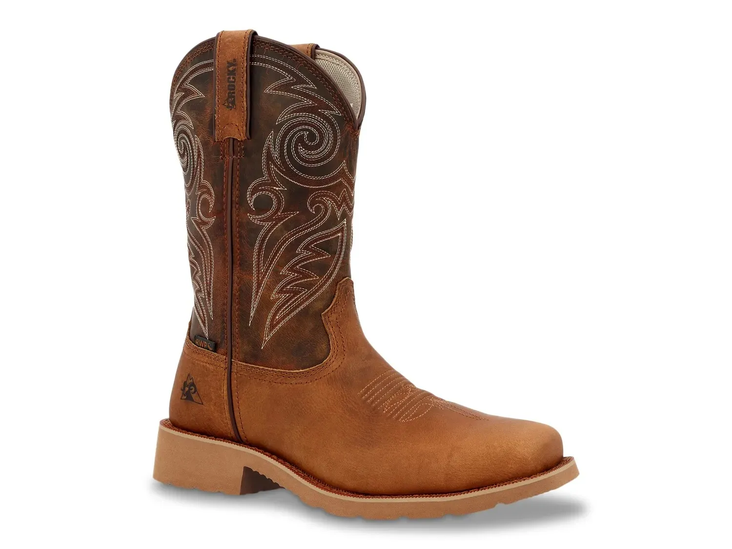 

Ботинки Rocky Monocrepe с водонепроницаемым стальным носком Western Work Boot — мужские, бежевые