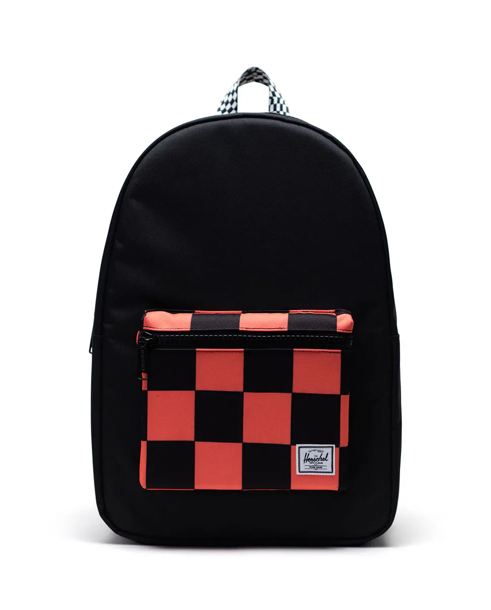 

Мужской рюкзак 23 л из черной ткани Herschel, чёрный