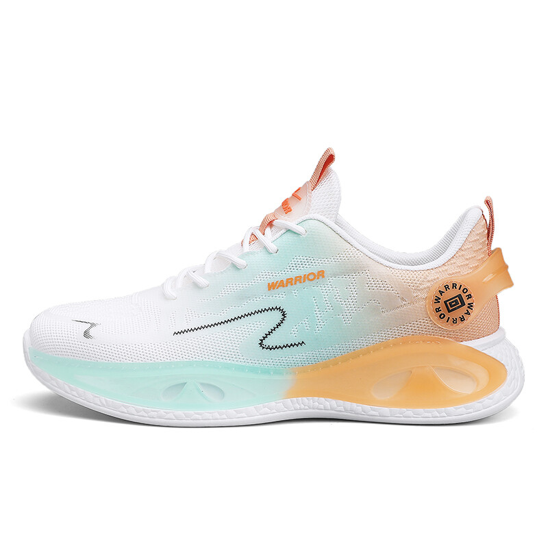 

Кроссовки WARRIOR Lifestyle Shoes Men Low-top Light Green/orange, белый/зеленый/оранжевый