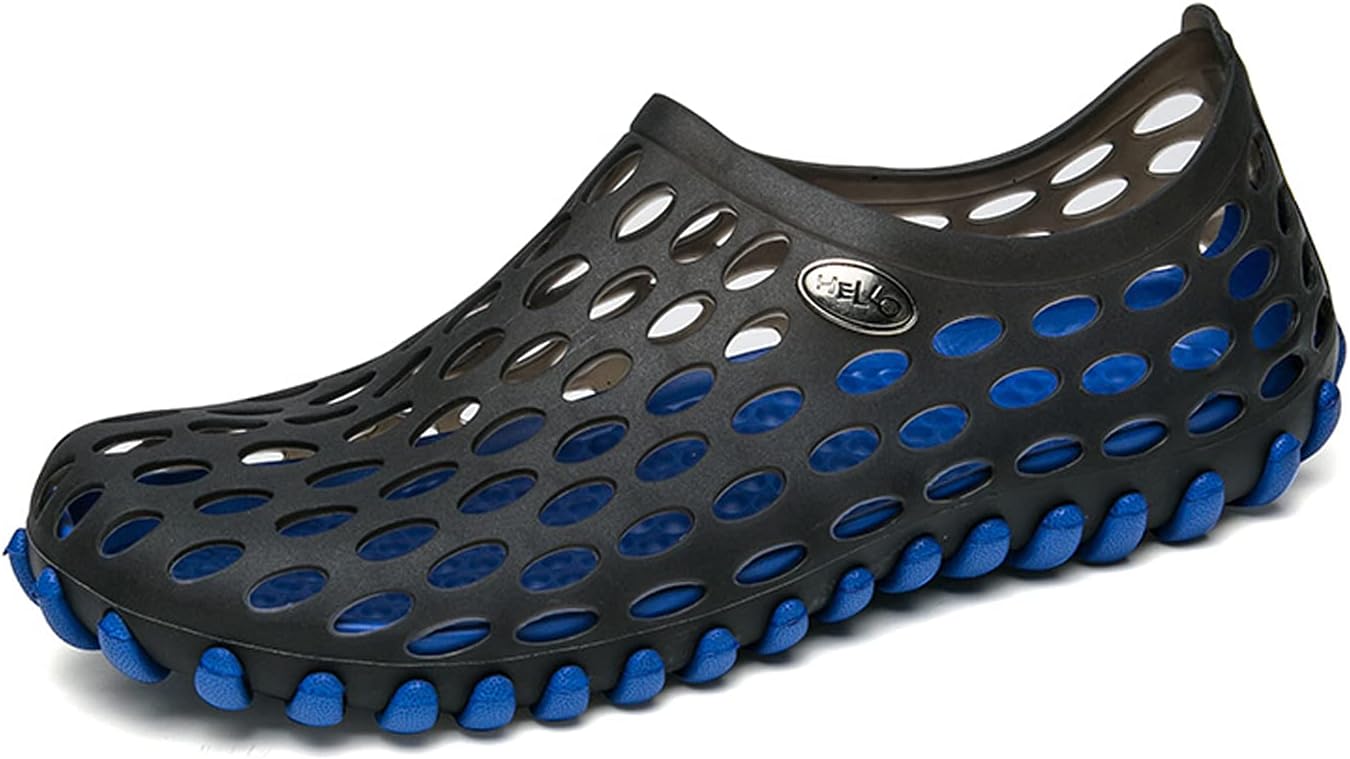 

Женские и мужские сетчатые дышащие пляжные шлепанцы LIBINXIF, быстросохнущие, с подошвой против скольжения, садовые сабо и прогулки по воде, синий