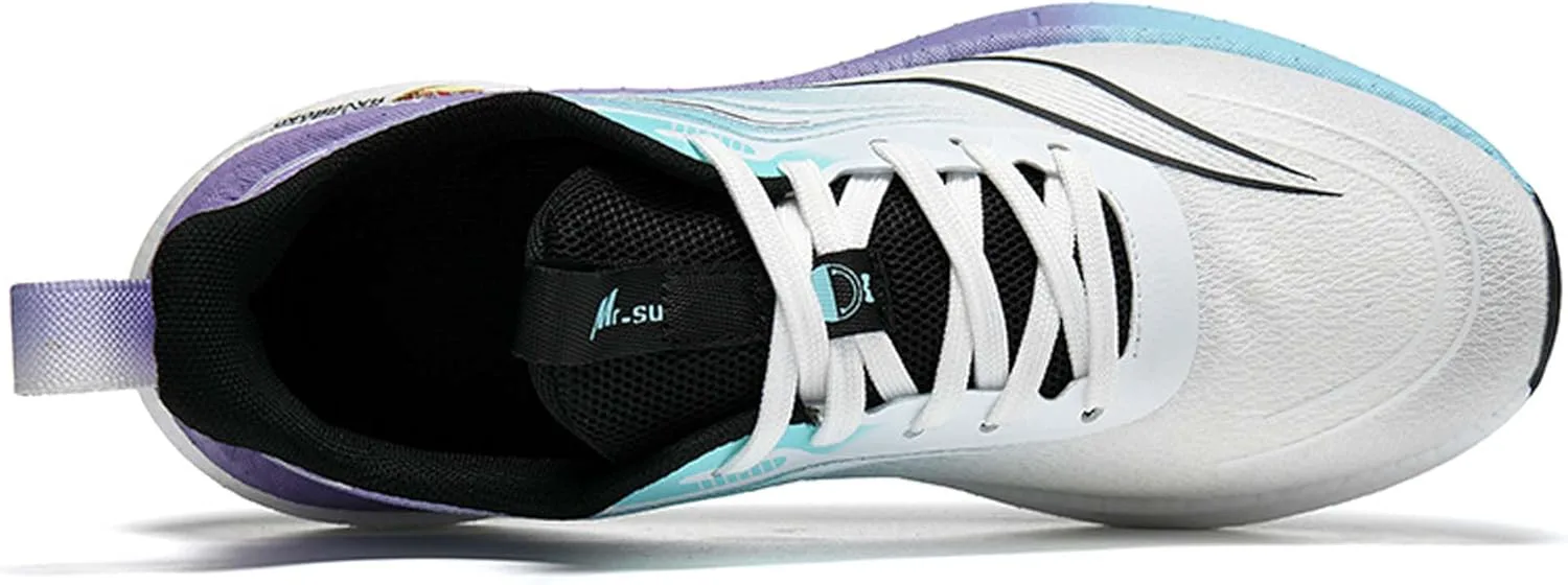 

Мужские и женские кроссовки с поддержкой свода стопы, удобные для бега, шнуровка, повседневные многофункциональные, износостойкая легкая подошва из ЭВА и резины DZBAJRQM, белый