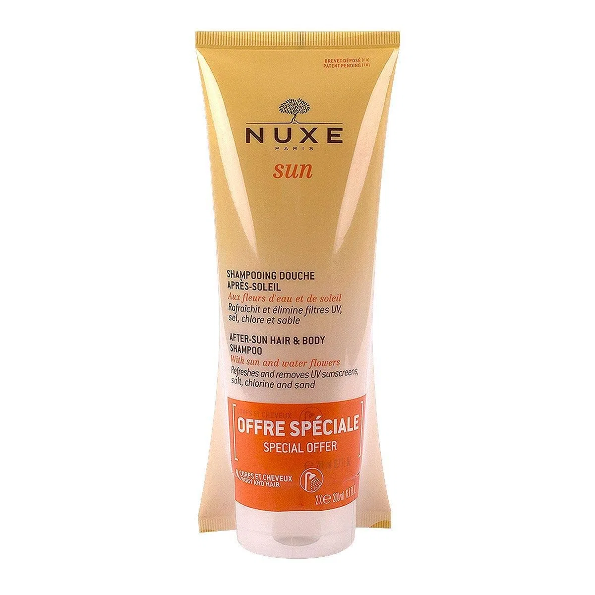 Набор шампуней для волос и тела «Sun Pack After-sun» от Nuxe, 2 x 200 мл Nuxe — фото 2
