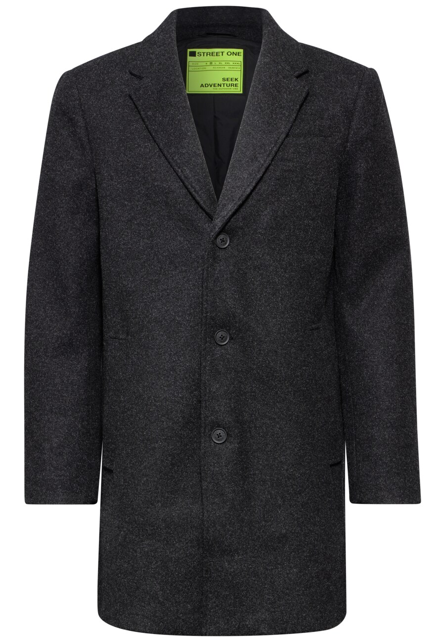 

Пальто межсезонное Street One MEN, пятнистый серый