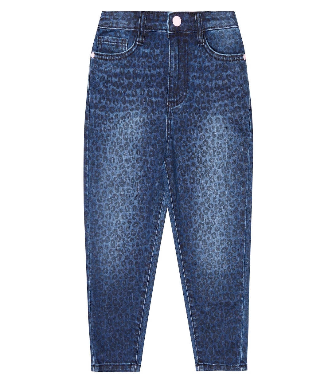 

Джинсы с леопардовым принтом Marc Jacobs Kids, Denim Blue