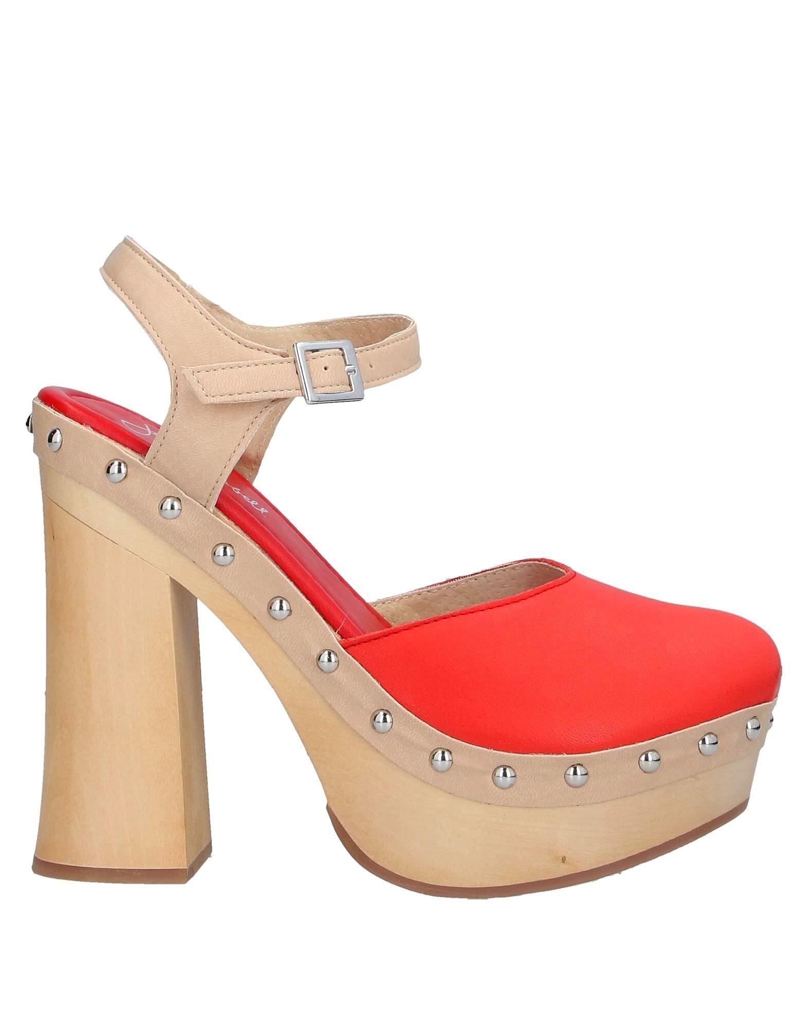 Сабо Jeffrey Campbell, красный