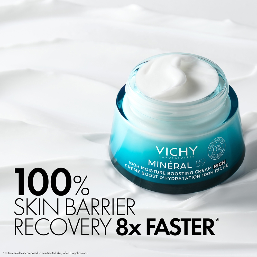 Крем для лица SPF VICHY Minéral 89 Увлажняющий с насыщенной текстурой без отдушек — фото 4