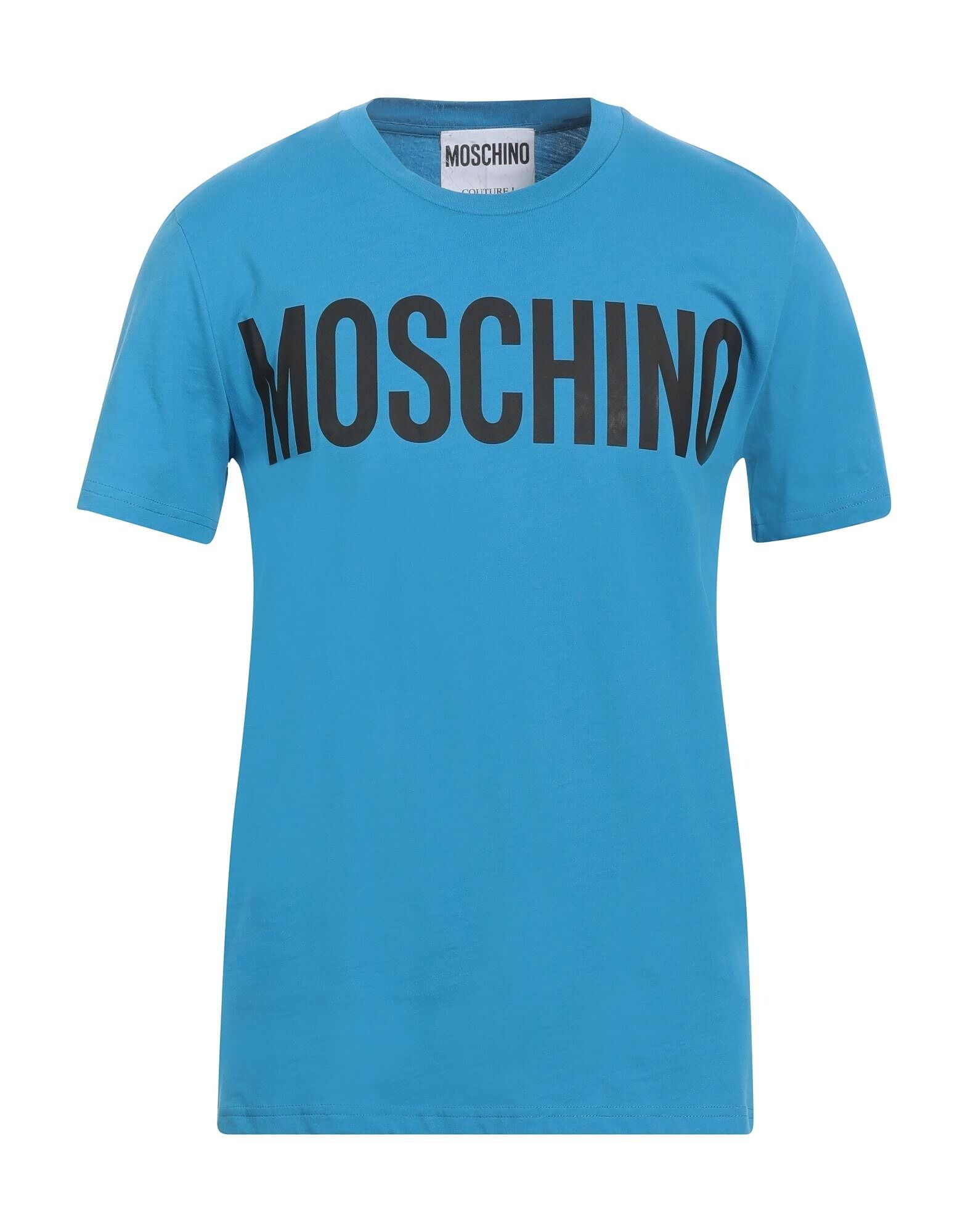 

Футболка Moschino, пастельно-голубой