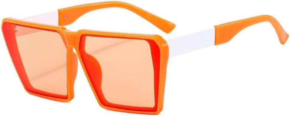 

Солнцезащитные очки MUTYNE большого квадратного размера для женщин, двухцветные, винтажные, для мужчин, модные, зеленые и фиолетовые, солнцезащитные очки UV400, Orange