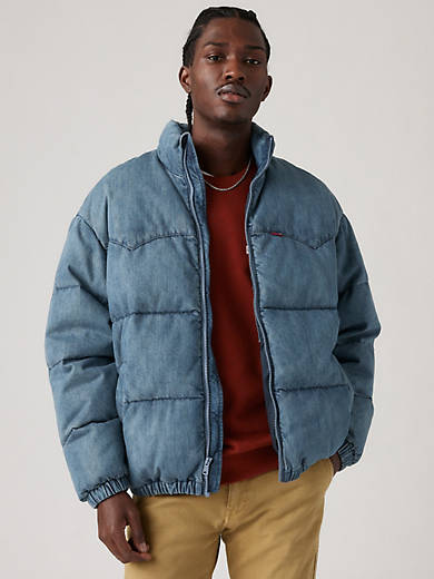 

Супер-пуховик Levi's, цвет Run the Track - Medium Wash