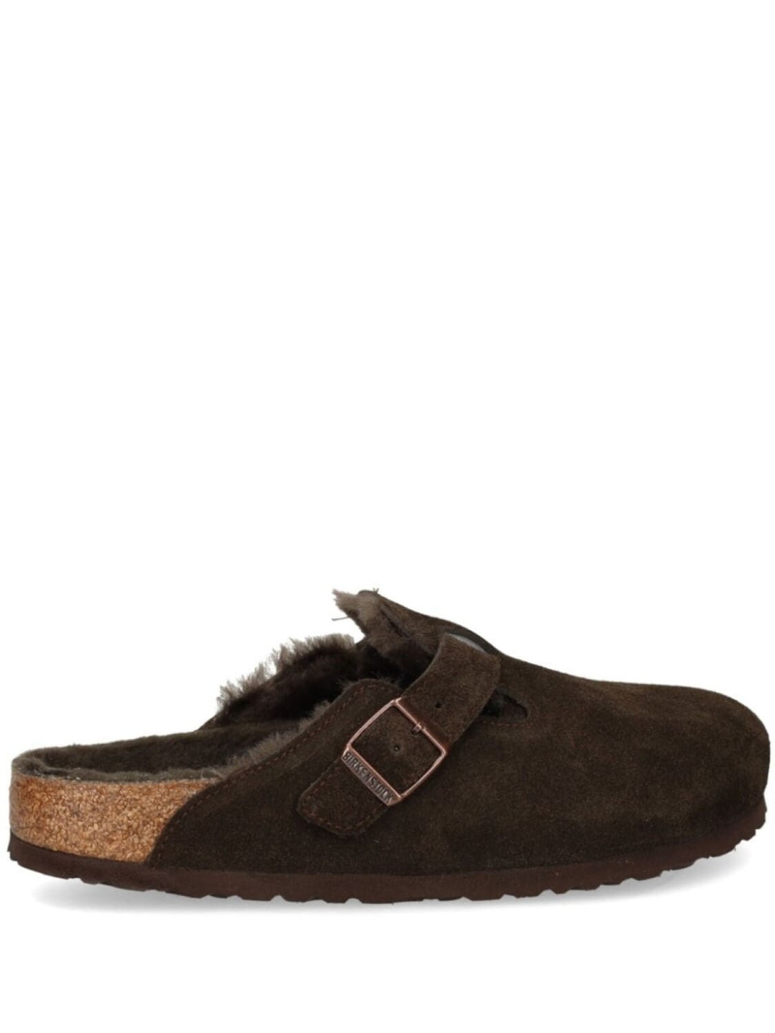 

Birkenstock мулы Boston Shearling, коричневый