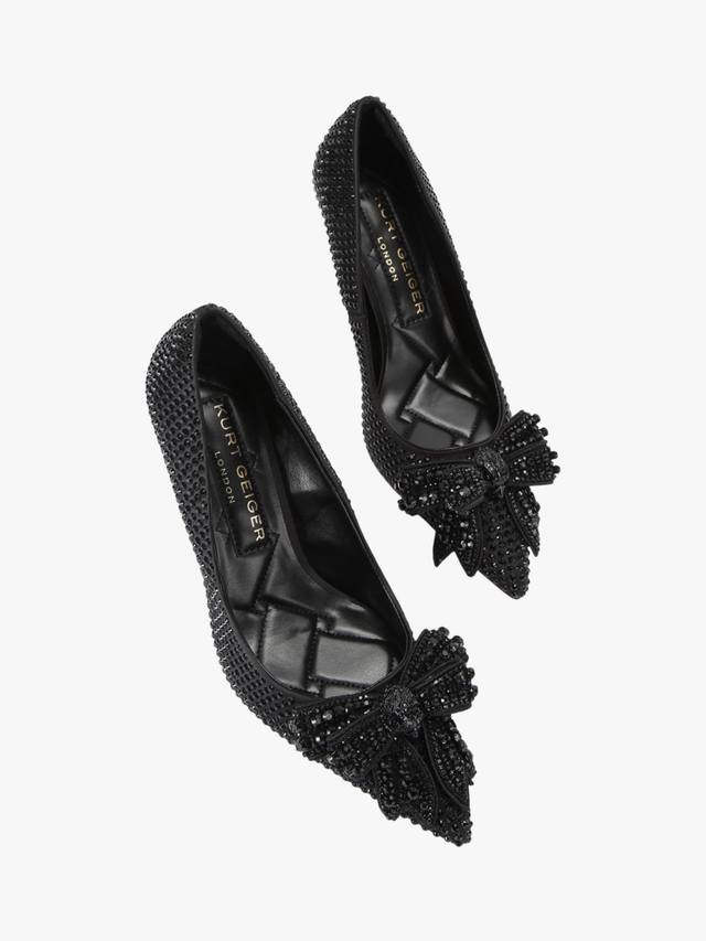 Туфли-лодочки из хрусталя belgravia Kurt Geiger London, черный — фото 2