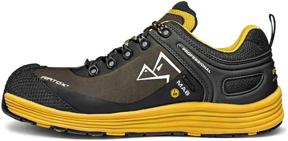 Защитные ботинки Airtox MA6 ESD/SRC S3, Brown/Yellow