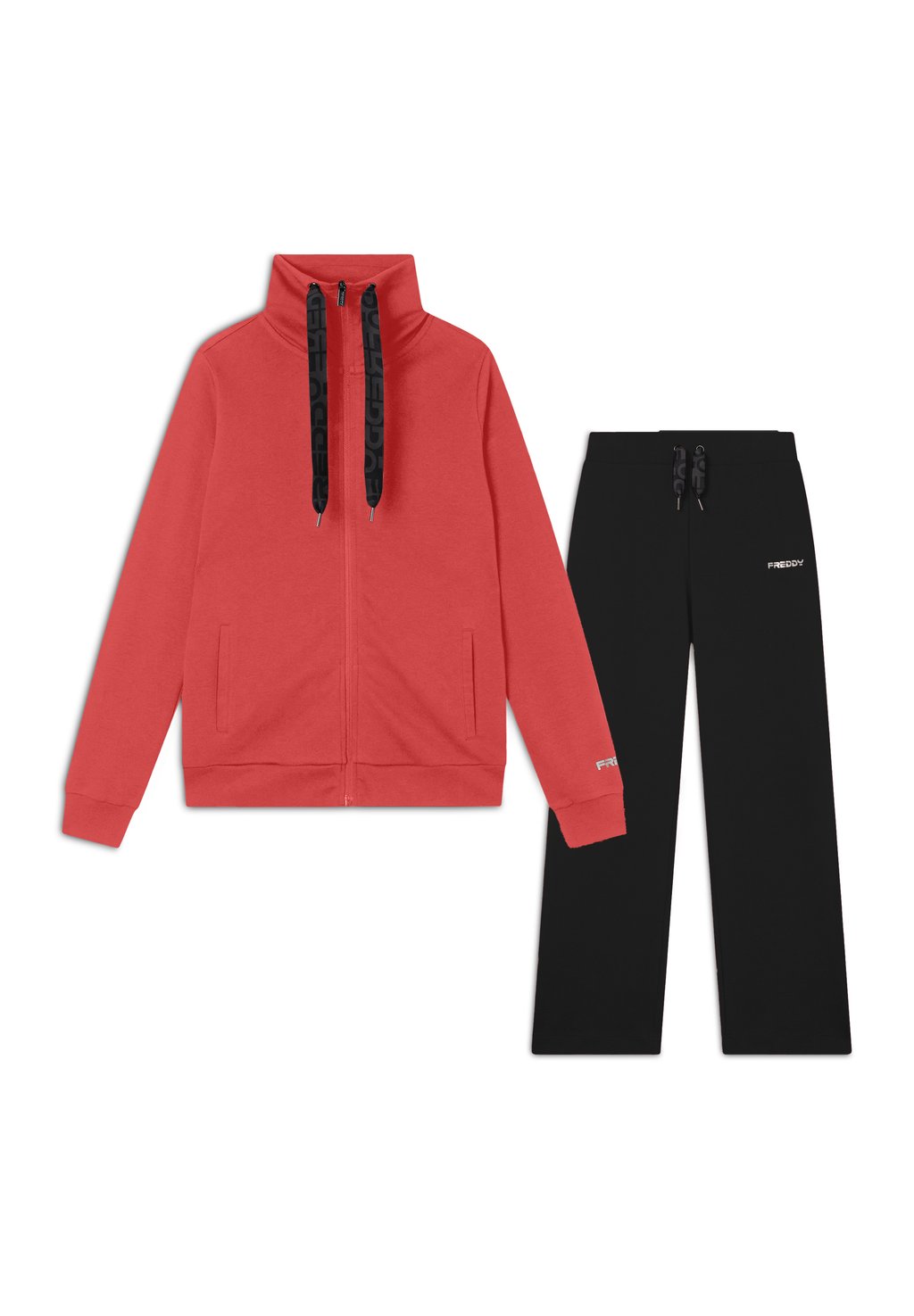 

Костюм INTERLOCK COMFORT FIT CON ZIP E COLLO ALTO AMPIO Freddy, красный