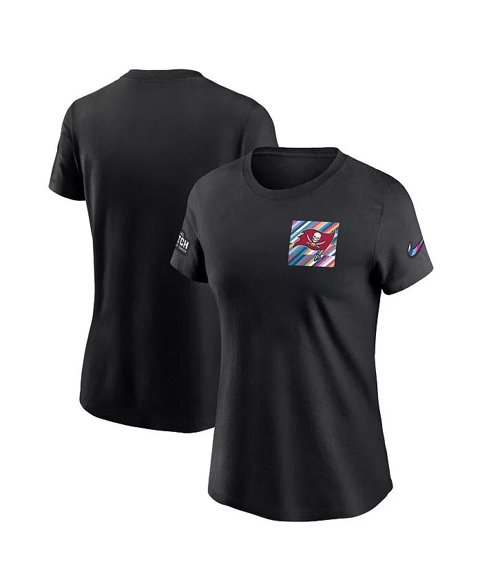 

Женская черная футболка Tampa Bay Buccaneers 2023 NFL Crucial Catch Sideline Tri-Blend Nike