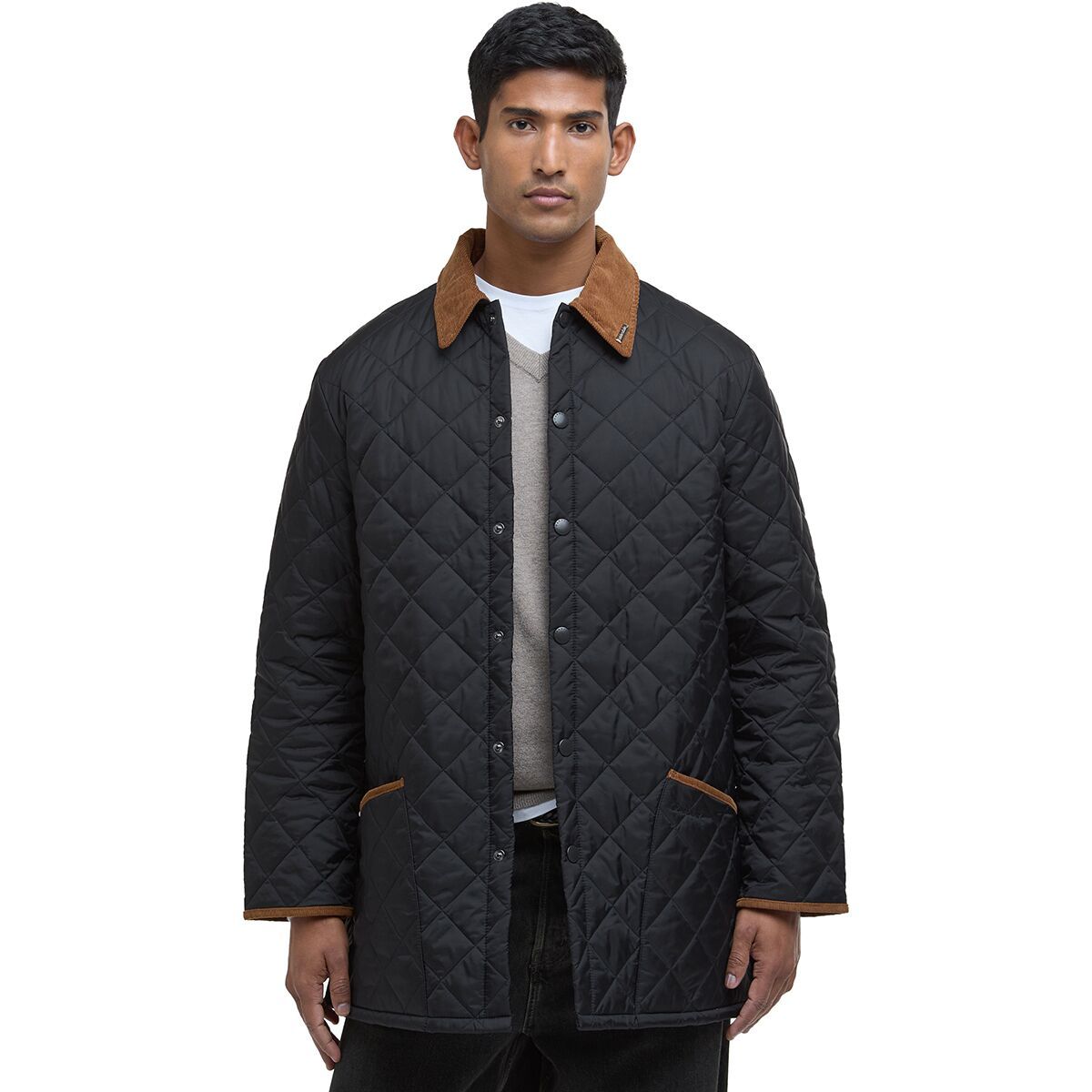 

Юбилейная стеганая куртка Liddesdale Barbour, черный