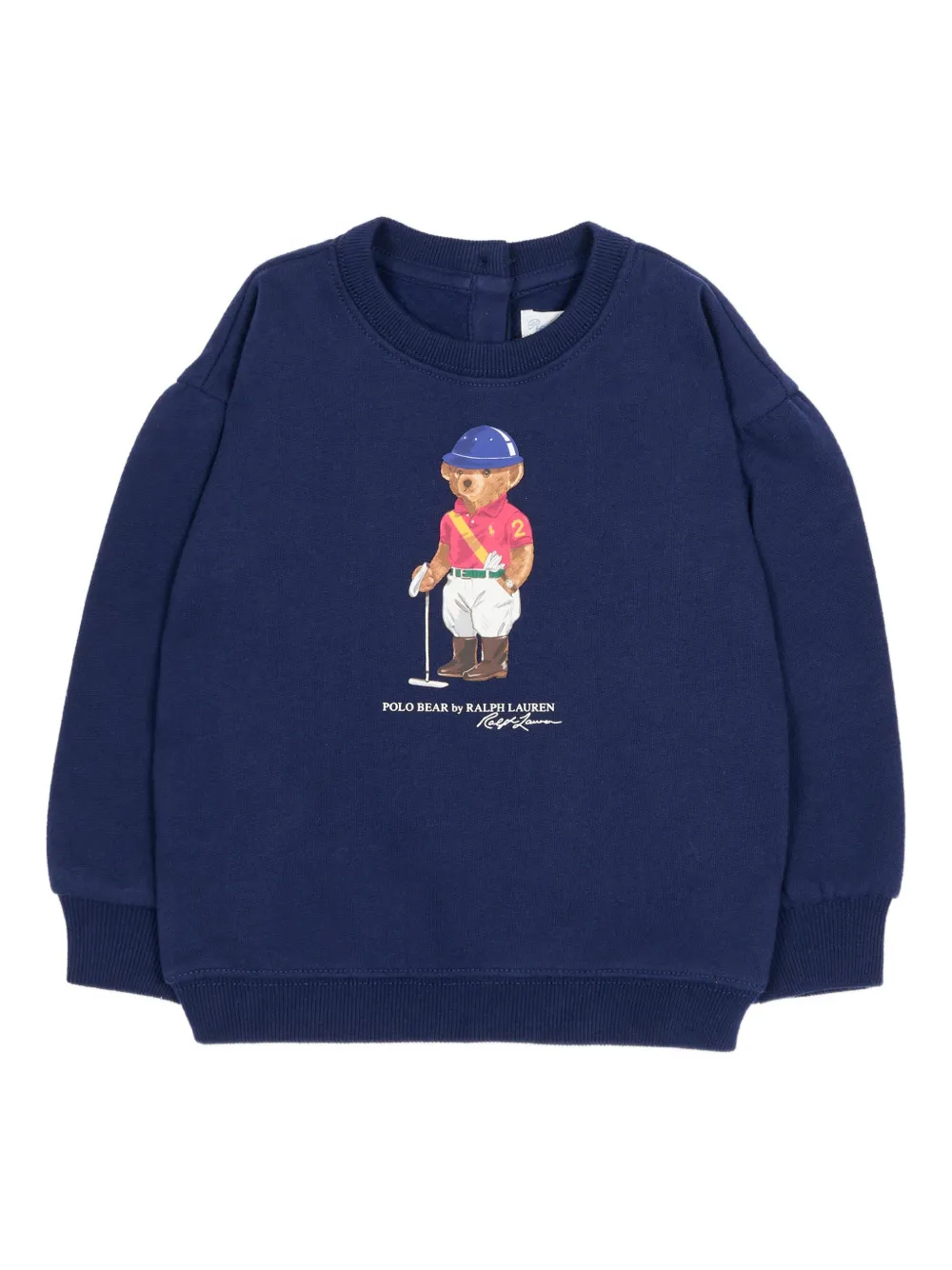 

Свитер с круглым вырезом Polo Ralph Lauren Kids, синий