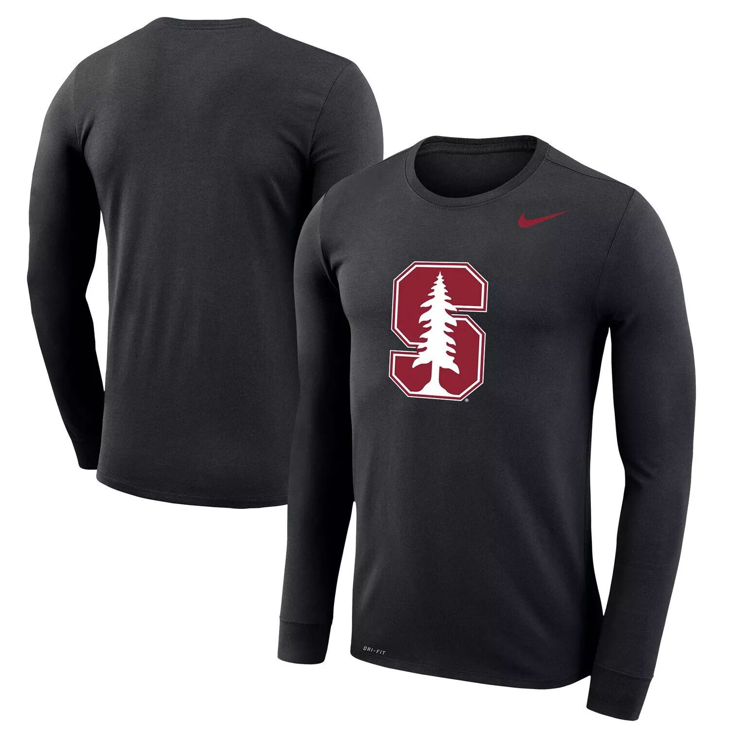 

Мужская черная футболка с длинным рукавом и логотипом Stanford Cardinal School Legend Performance Nike, Черный, Мужская черная футболка с длинным рукавом и логотипом Stanford Cardinal School Legend Performance Nike