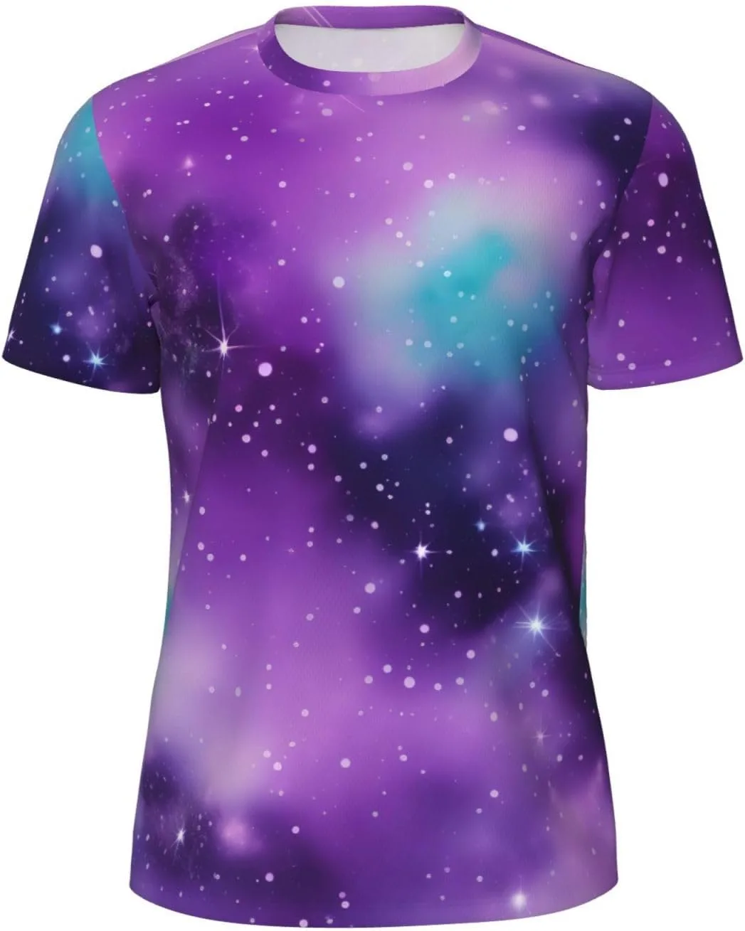 

Футболка мужская Magic Galaxy Sky Purple Print Comfort YANYU