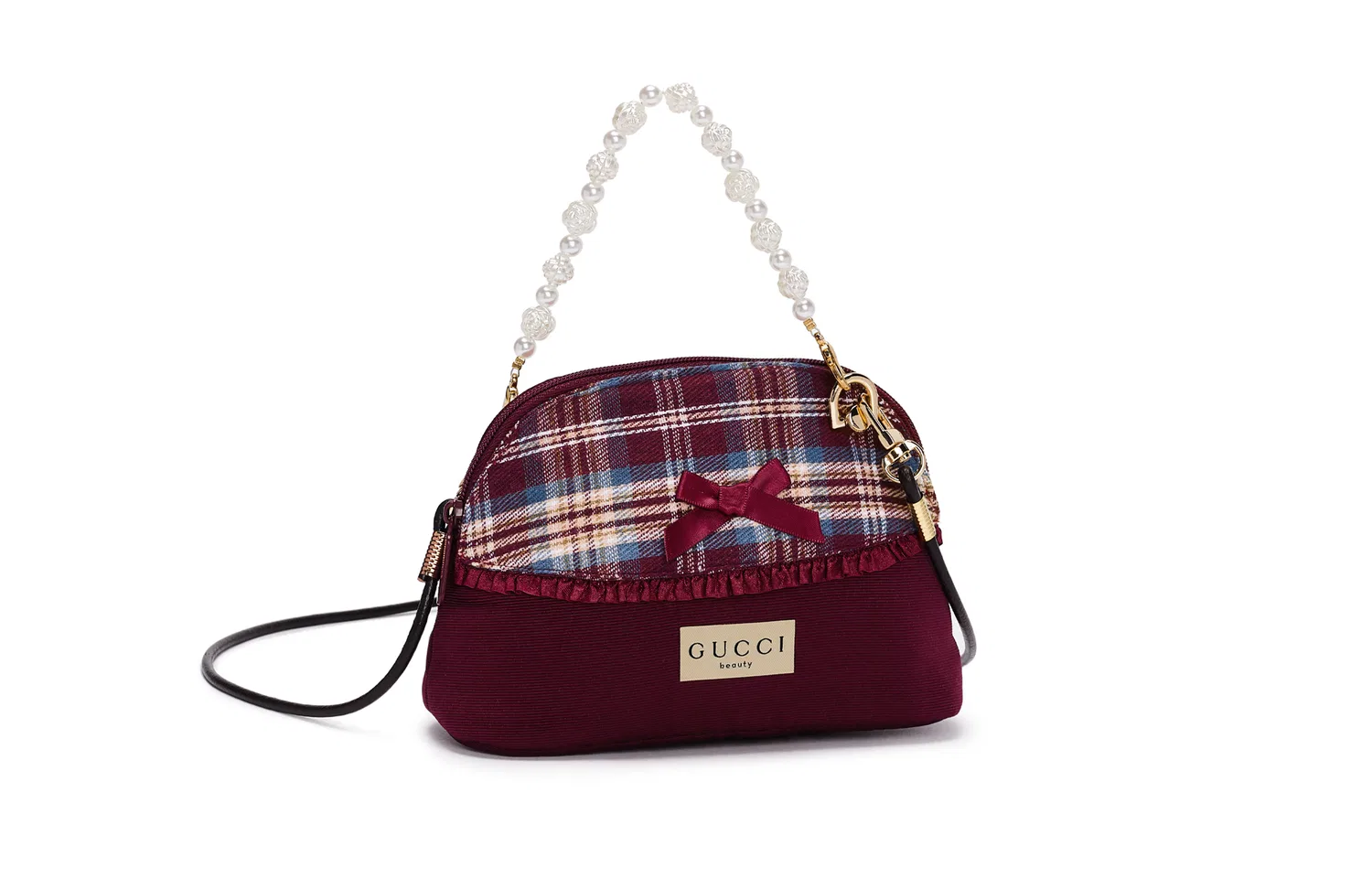Косметичка GUCCI Heartbeat Red Plaid — фото 2