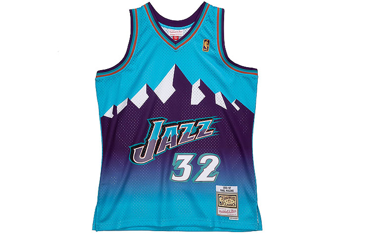 

Mitchell Ness Мужская баскетбольная майка Mitchell & Ness, синяя