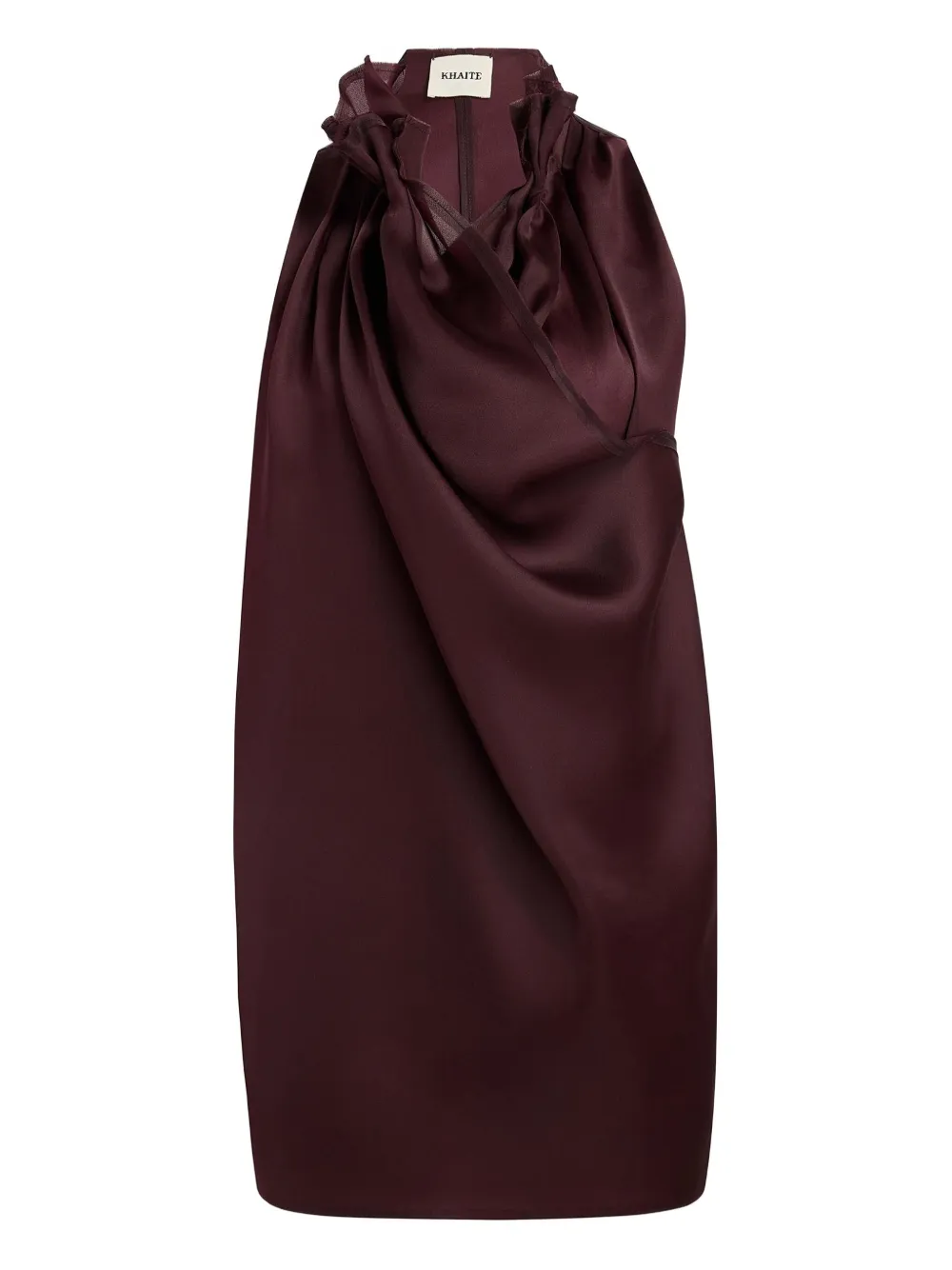 

Топ Meegan с оборками Khaite, красный