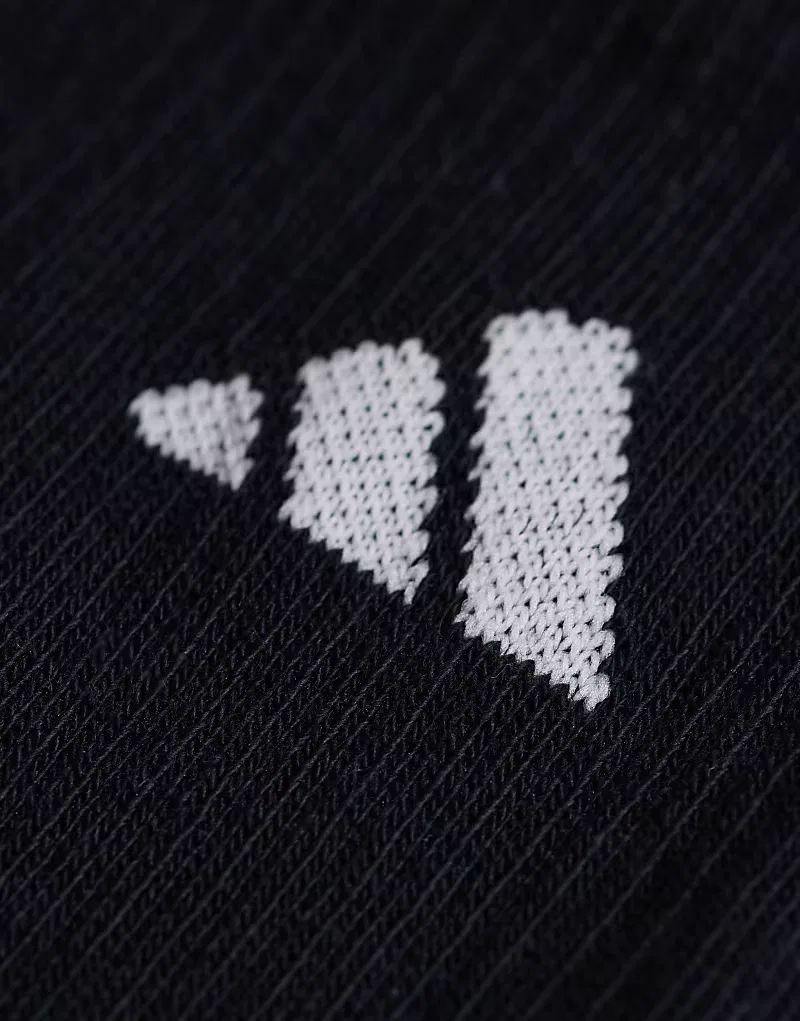 Комплект из трех мягких носков Adidas Performance Running черного, мультиколор — фото 3