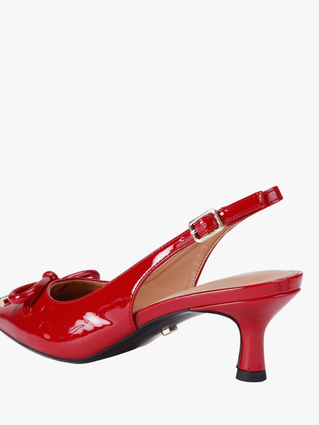 Туфли Alina Bow Sling Court Carvela, Red Bright — фото 4
