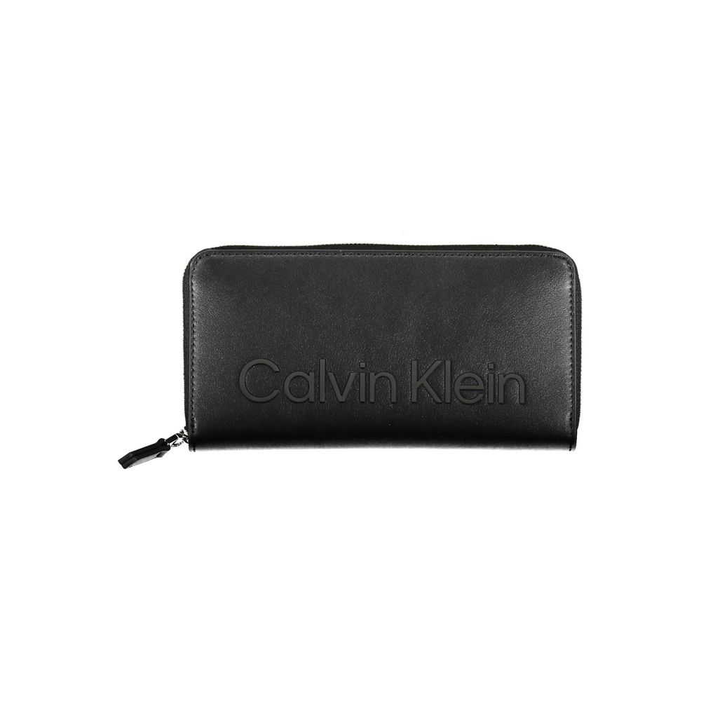 

Черный полиэтиленовый женский кошелек Calvin Klein