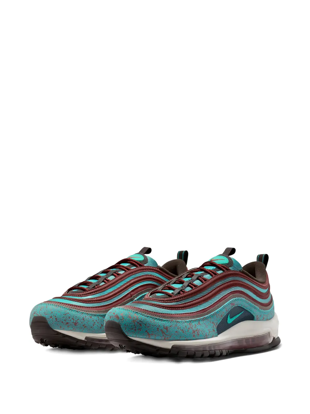 Кроссовки Air Max 97 Light Clay/Washed Teal Nike, синий — фото 2
