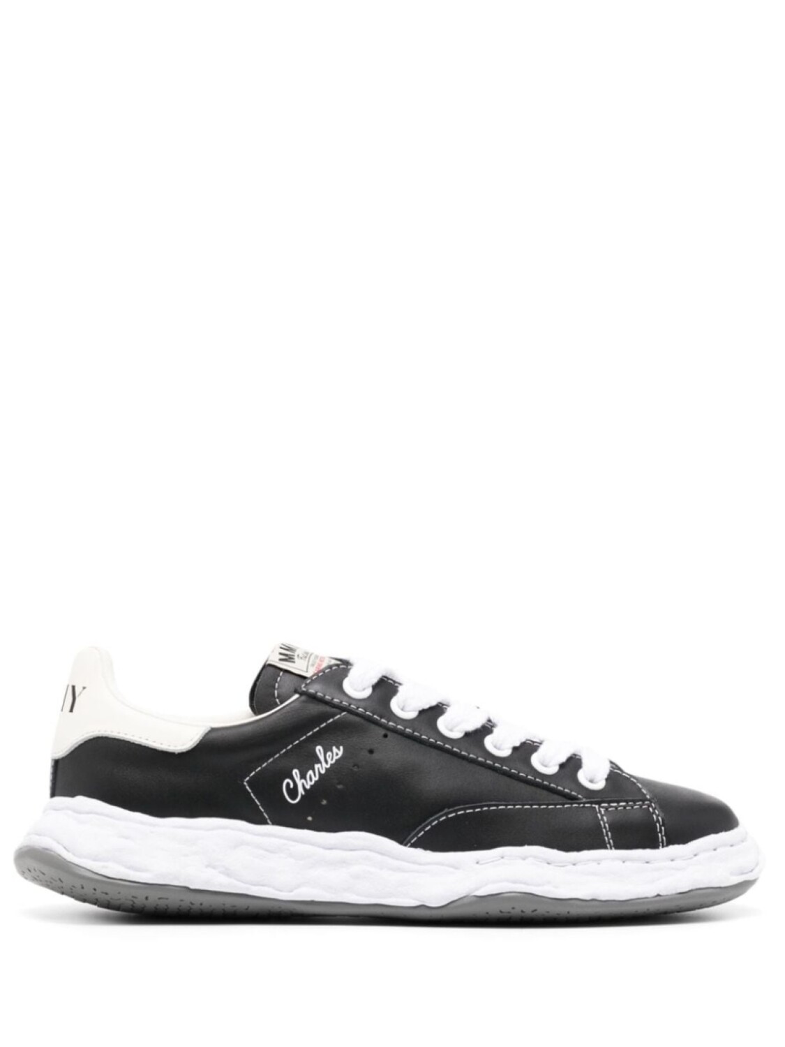 

Кроссовки Maison Mihara Yasuhiro Charles Lace-up, черный/белый