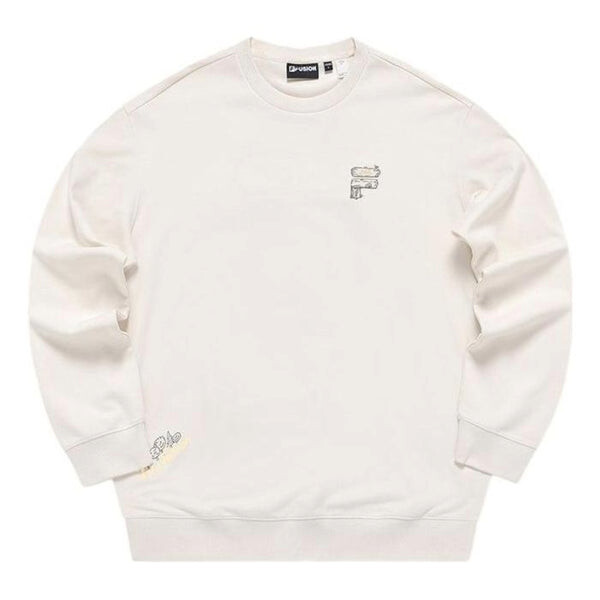

Свитер fob graphic sweater 'beige' Fila Fusion, бежевый