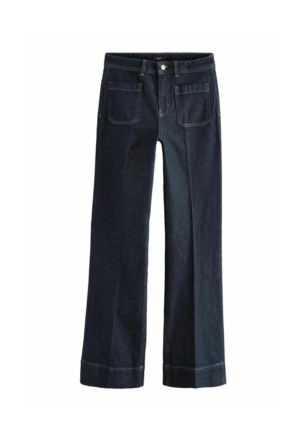 

Джинсы прямого кроя PATCH POCKET WIDE REGULAR FIT Next, синий