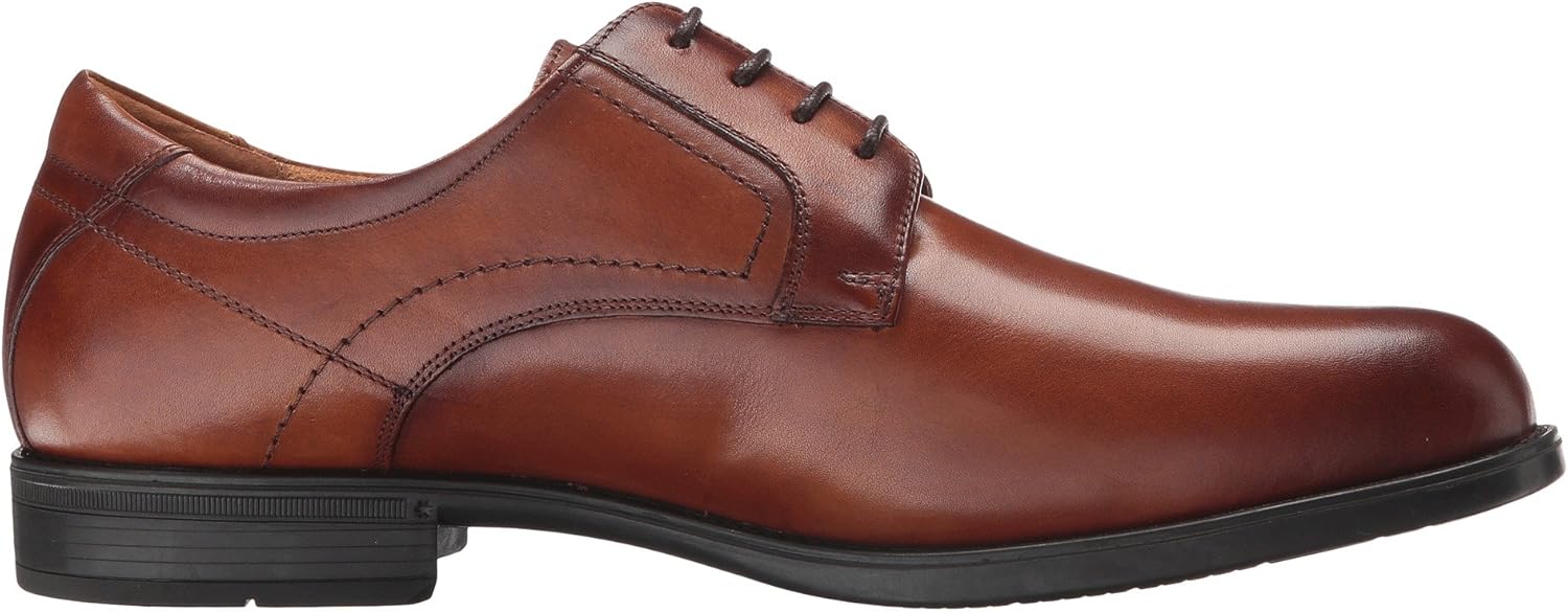 Мужские оксфорды Florsheim Flex с гладким носком, Cognac — фото 2