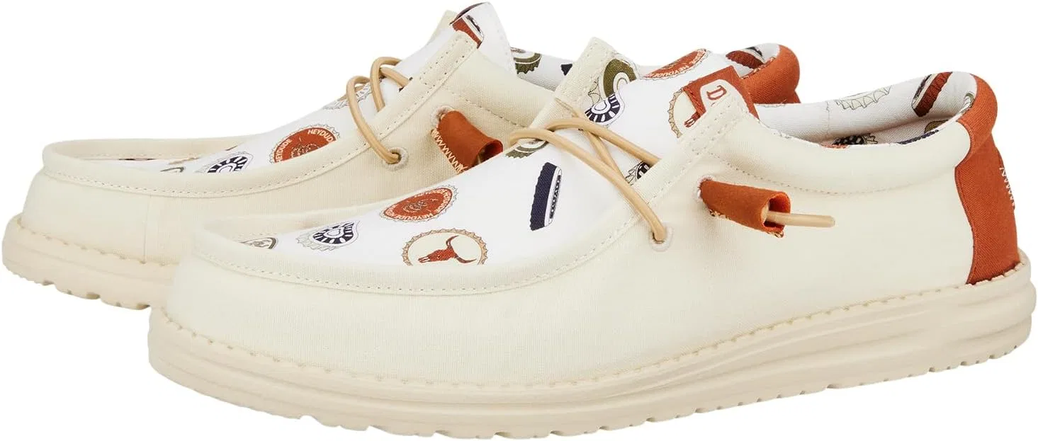 Мужские туфли Hey Dude Wally Spring HEYDUDE, Ivory Multicolor — фото 4