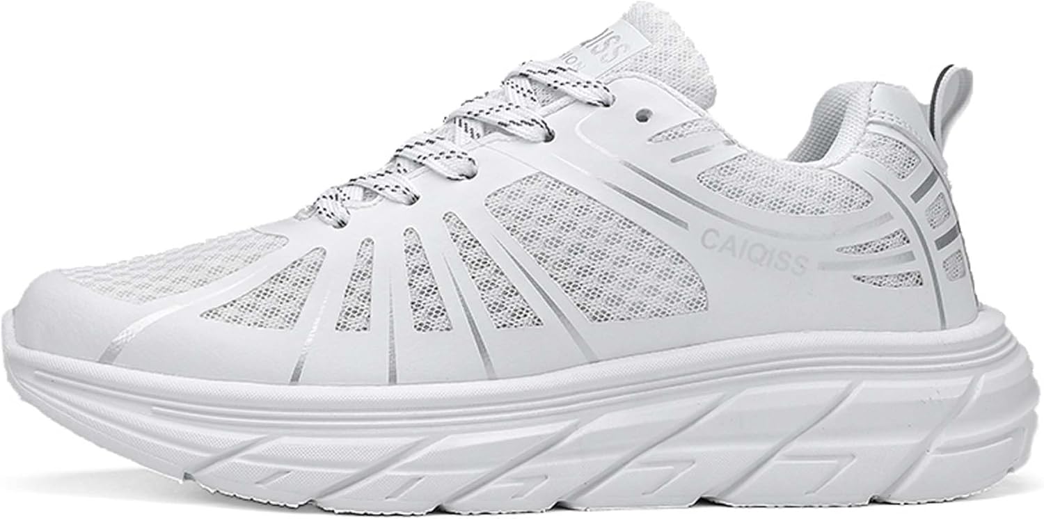 

Мужские низкие кроссовки на шнуровке, классические повседневные прогулочные туфли с резиновой подошвой Ksyvucrd, белый