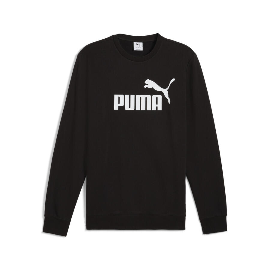 

Мужская футболка Essentials No. 1 с круглым вырезом и логотипом PUMA, черная