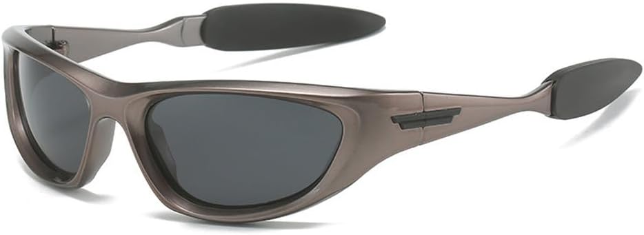 

Ретро-солнцезащитные очки «кошачий глаз» для мужчин, спортивные, с защитой от УФ-излучения UV400, модные панк-очки, роскошные женские солнцезащитные очки для вождения HVTVTLA, Gun Grey