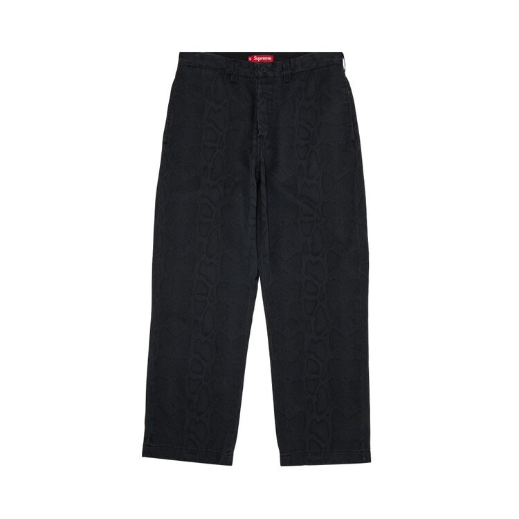 

Брюки Supreme Snake Print Chino Pant, серый