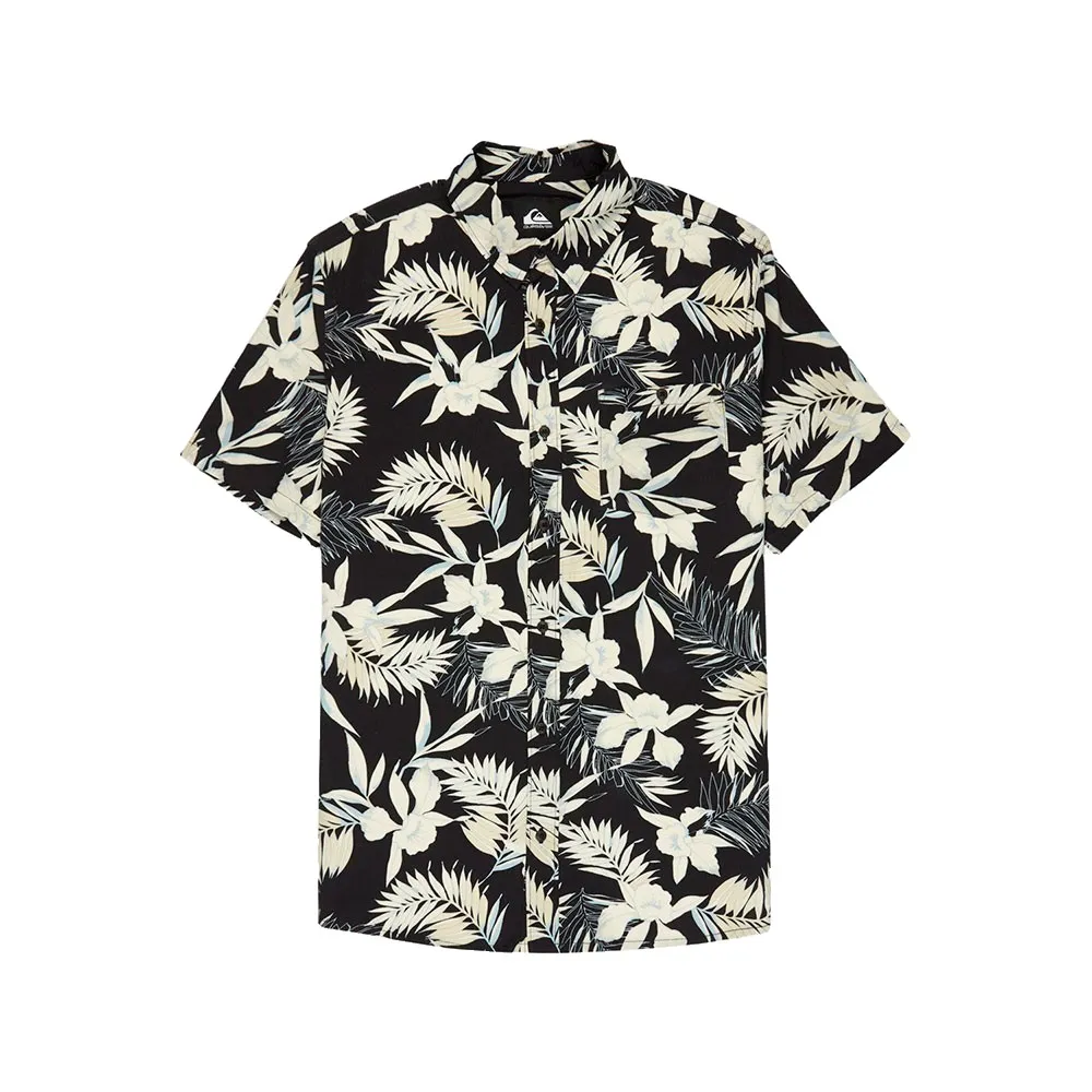

Рубашка с коротким рукавом Quiksilver Lemnas, черный