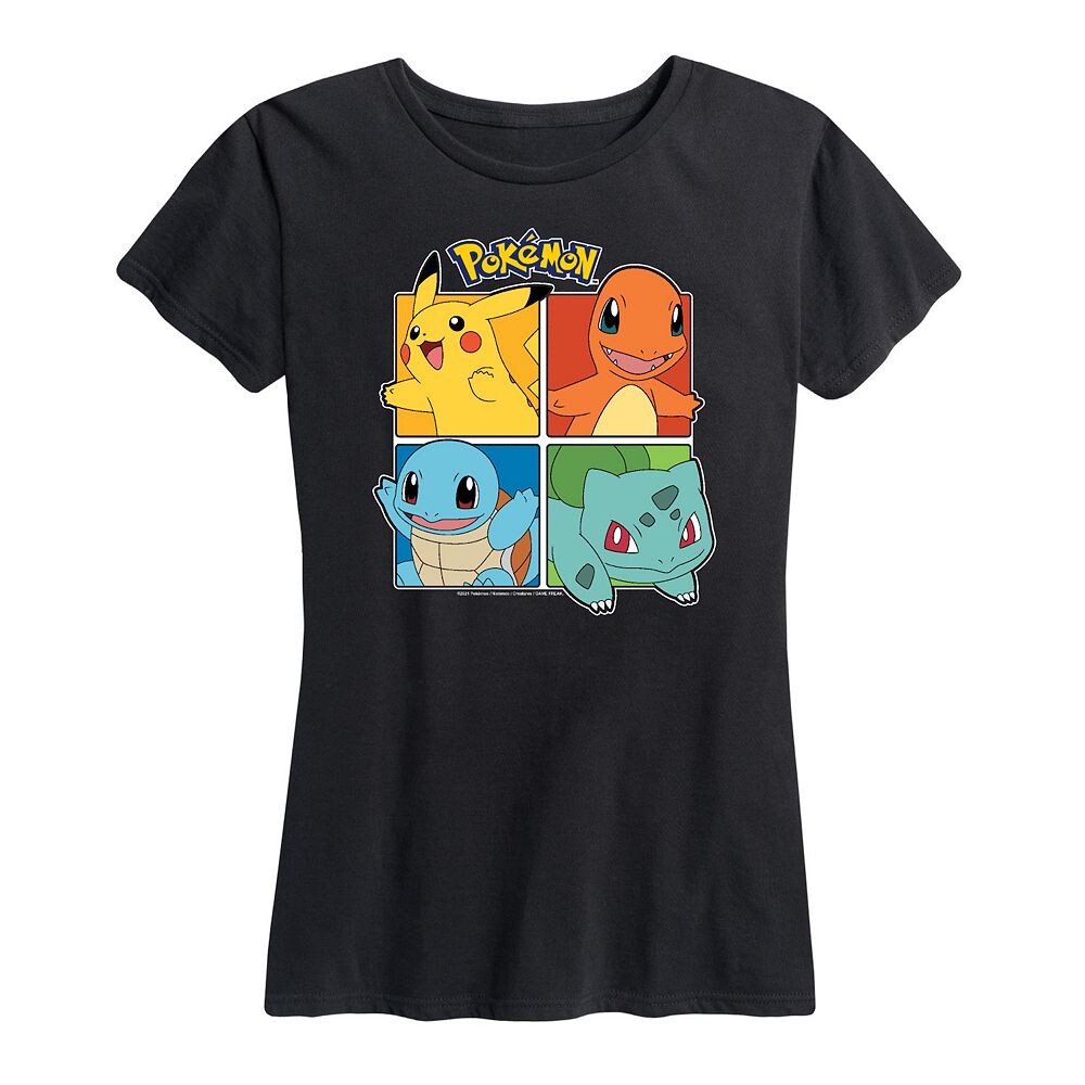 

Футболка Plus с квадратным рисунком Pokemon Partner, черный