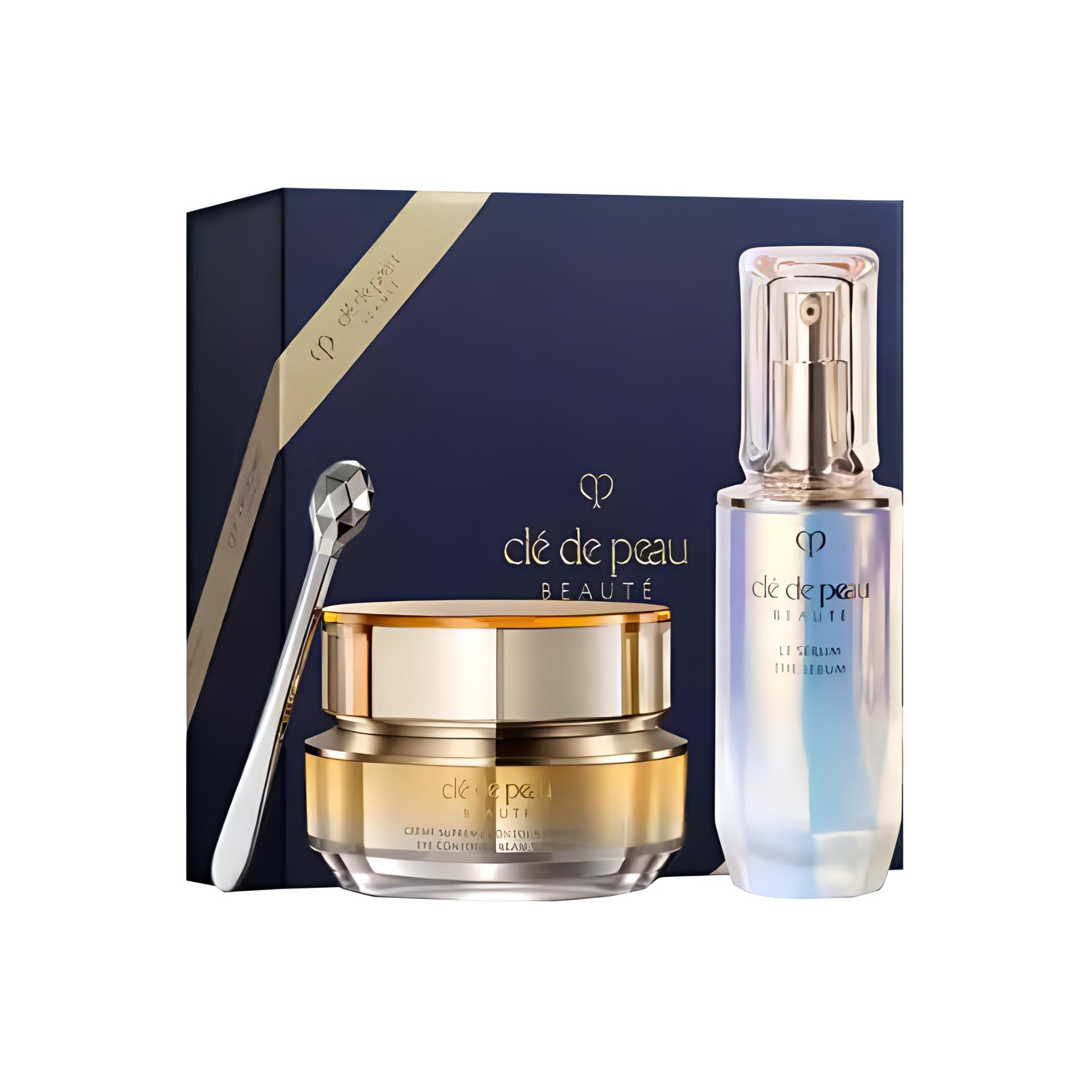 

4D скульптурный крем для глаз с алмазными светящимися сыворотками набор для ухода за кожей подтягивающий увлажняющий 15мл+50мл Clé De Peau Beauté