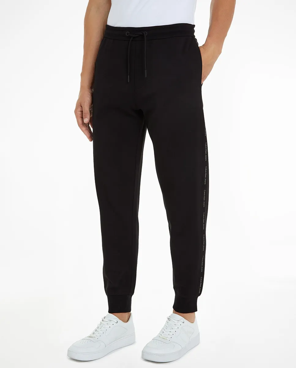 

Мужские длинные спортивные брюки с логотипом Calvin Klein Jeans, черный