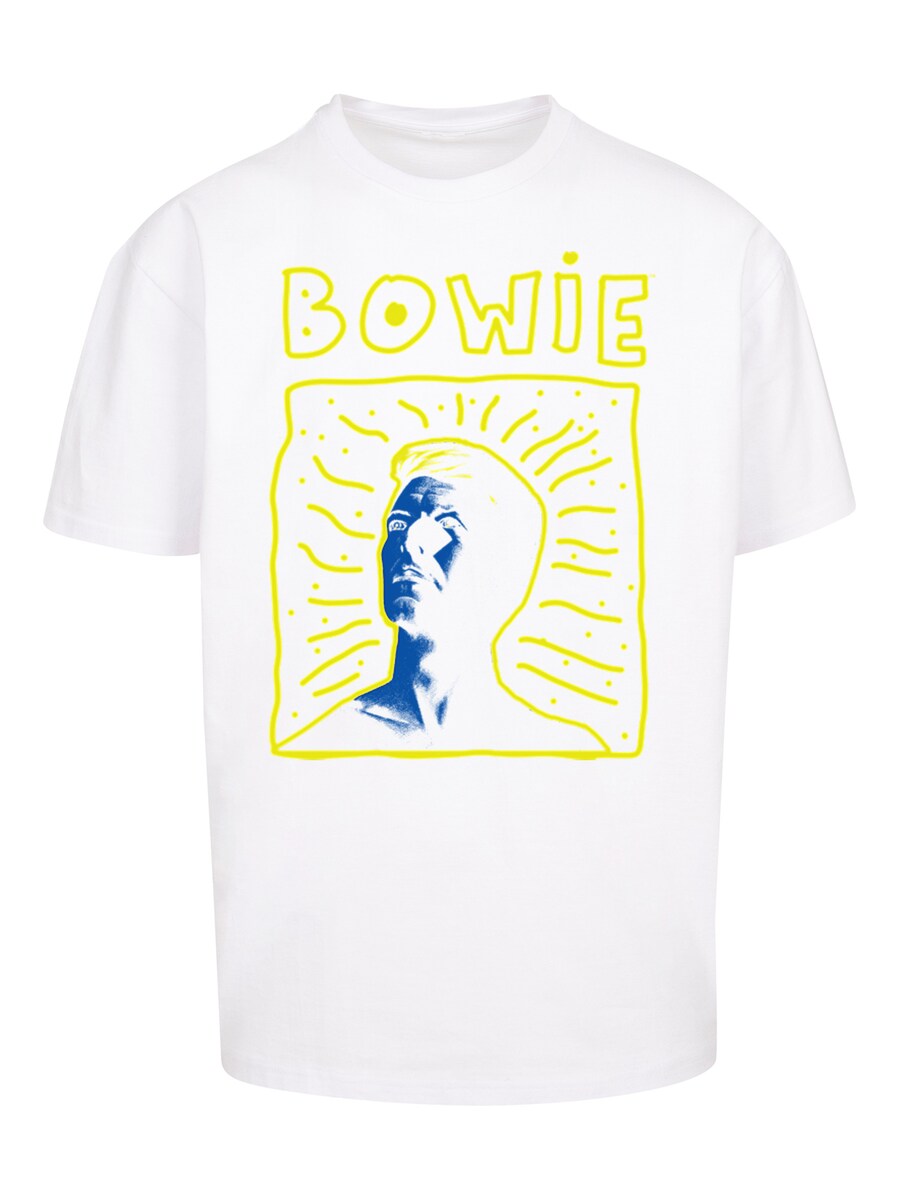 

Классическая футболка F4NT4STIC Shirt David Bowie Rock Music Band 90s, белый