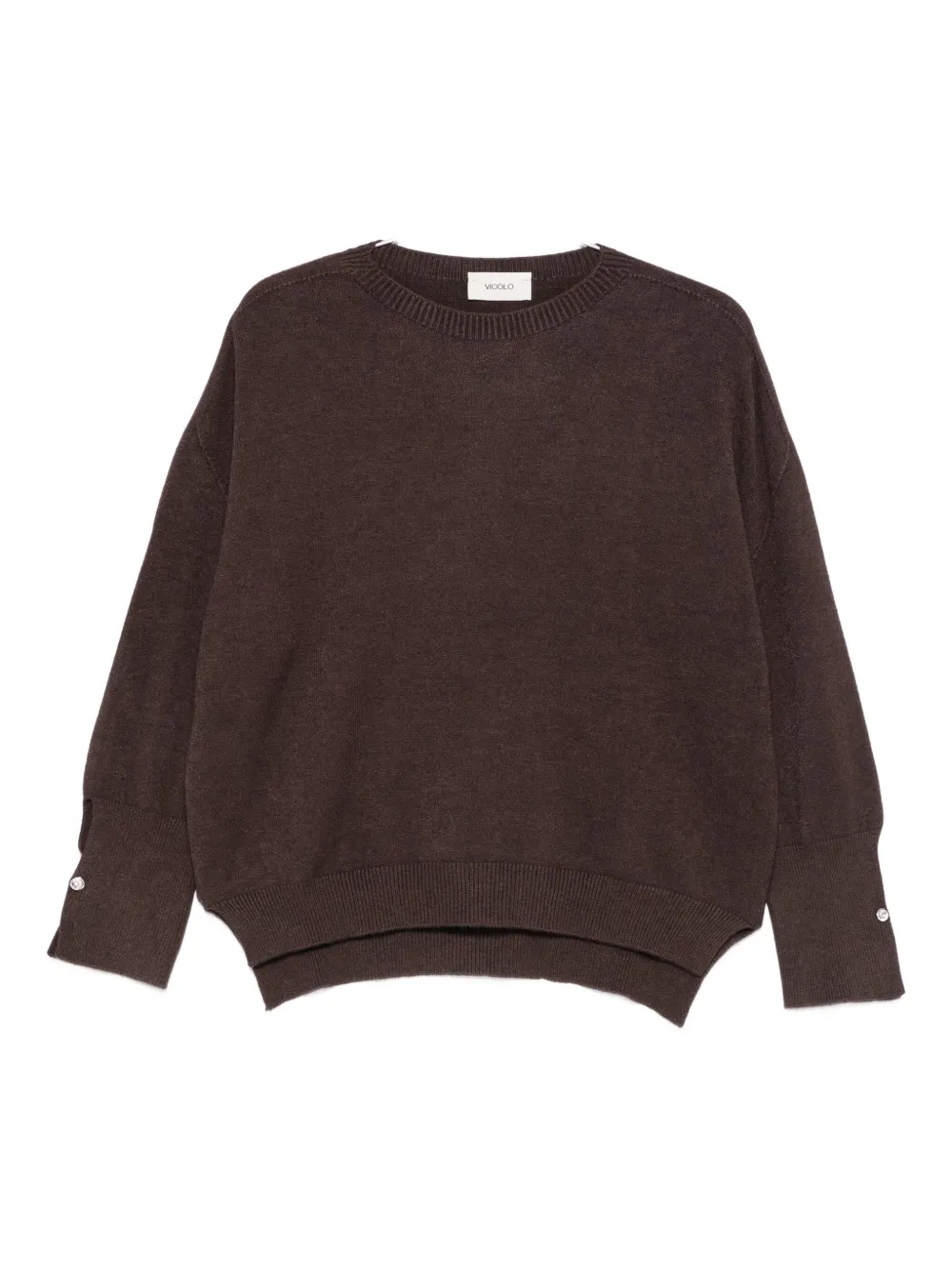 

Джемпер из тонкой вязки Vicolo, коричневый