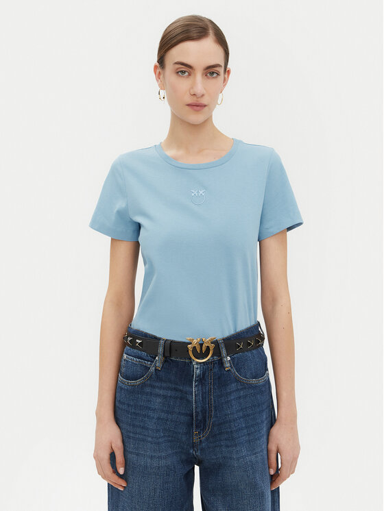 

Футболка обычного кроя 100355 A2HN Pinko, синий