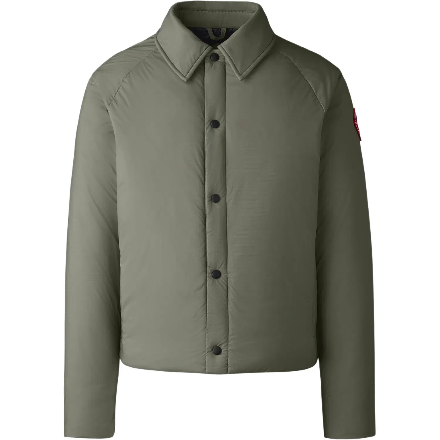 Куртка-рубашка с патчем логотипа Canada Goose, Olive Green