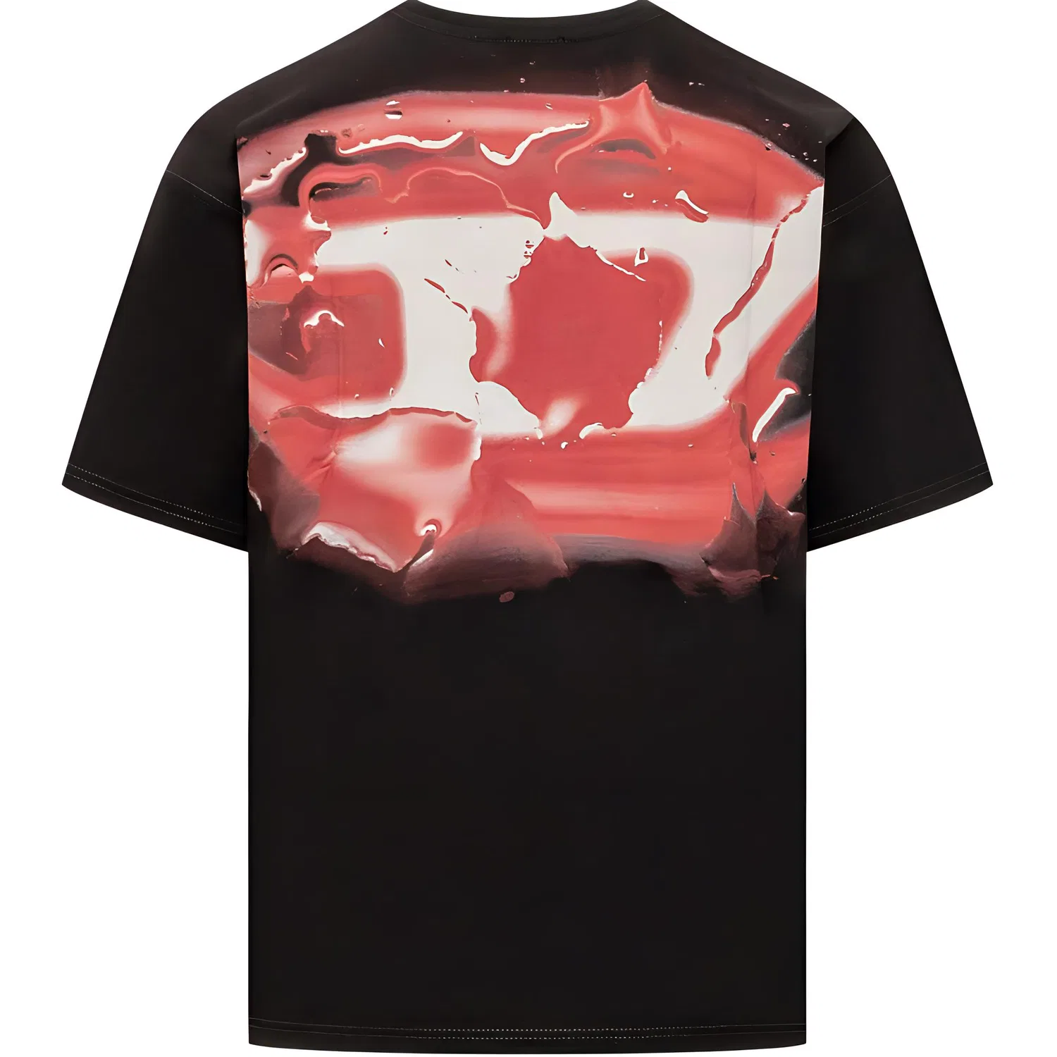 Футболка T-Boxt-K3 Logo Glowing-Effect DIESEL, Black — фото 3