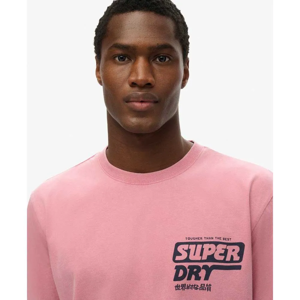 Футболка с коротким рукавом Superdry Trade Tools Loose, розовый — фото 3